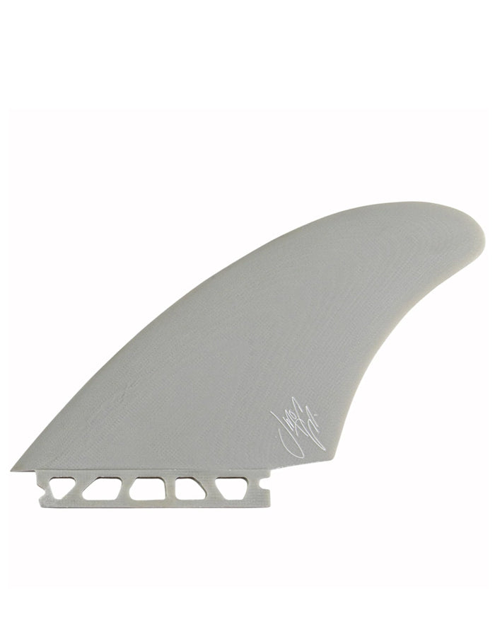 CAPTAIN FIN JEFF MCCALLUM TWIN GLASS FIN SINGLE TAB WHITE