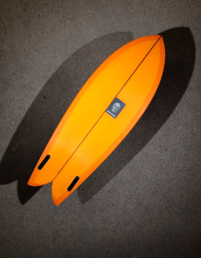 CHRIS CHRISTENSON FISH 5'6'' TWIN FIN ORANGE