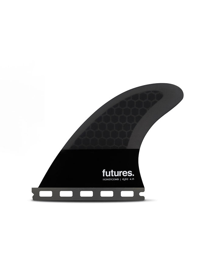 FUTURES QD2 4.15 FINS HONEYCOMB FLAT FOIL REAR QUAD