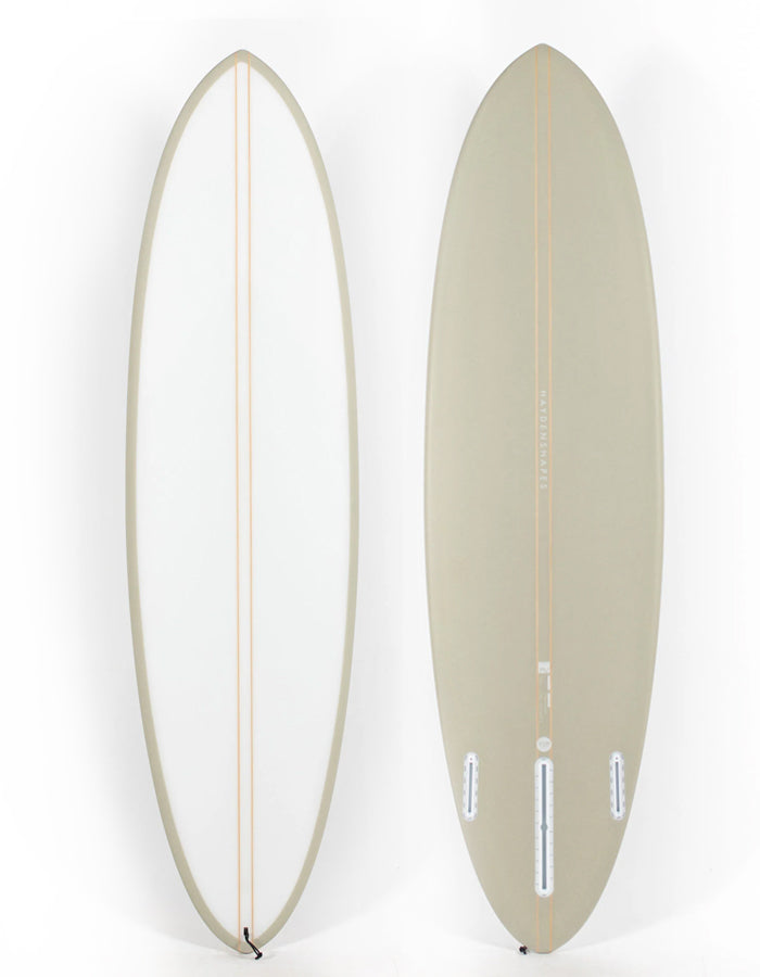 HAYDENSHAPES MID LENGTH GLIDER PU FUTURES 2+1 KELP