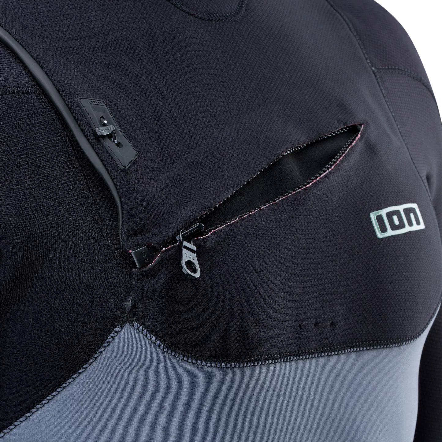 ION WETSUIT SEEK AMP 5/4 FRONT ZIP MEN TIE DYE LTD GREY
