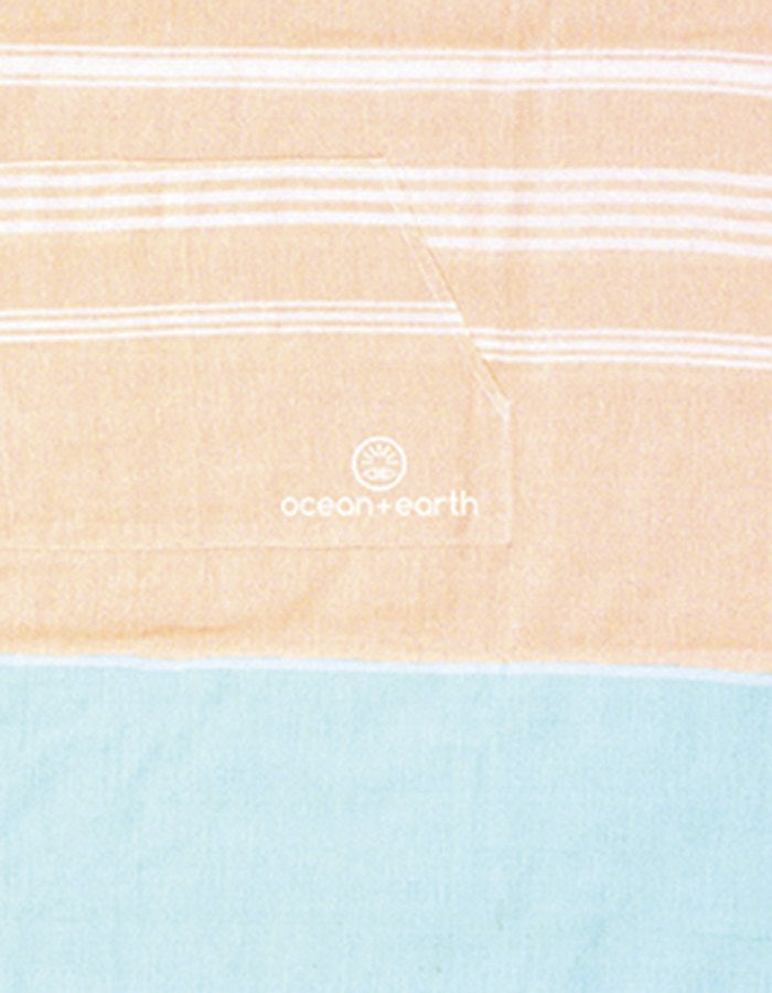 OCEAN & EARTH LADIES HOODED PONCHO SIESTA