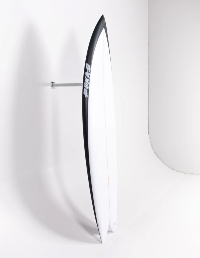 PUKAS 5'10" CHRIS CHRISTENSON PEGASO TWIN FIN BLACK