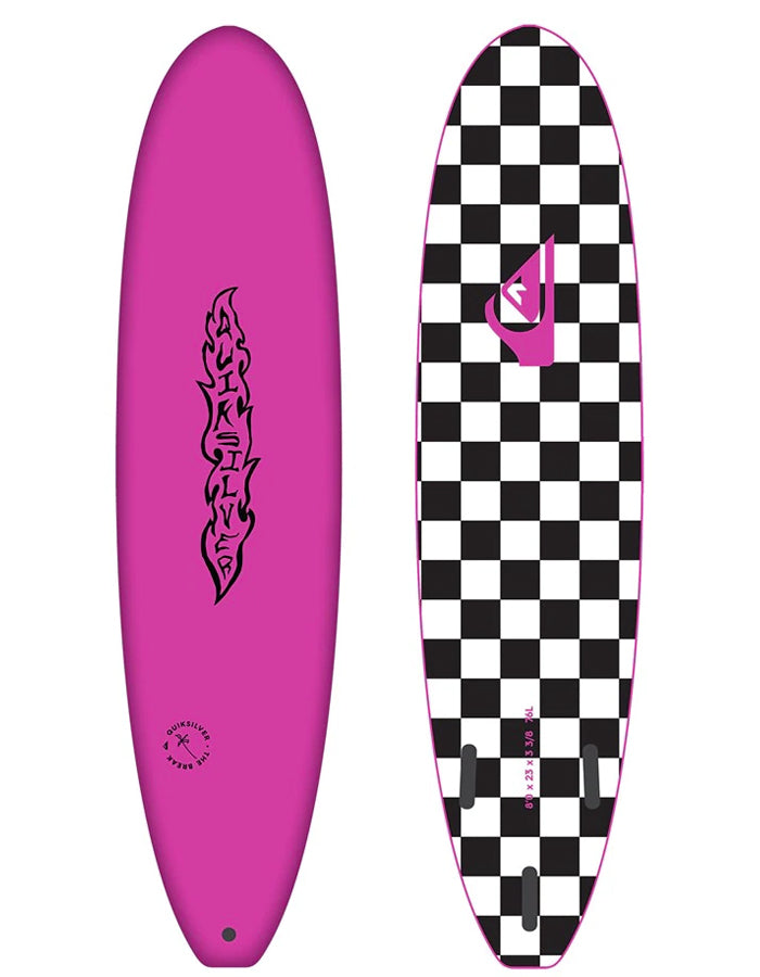 QUIKSILVER SOFTBOARD SOFT BREAK 8’0" PINK