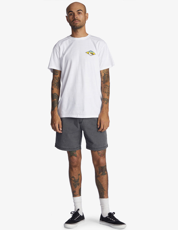 QUIKSILVER TAXER 17" ELASTICATED SHORTS BLACK