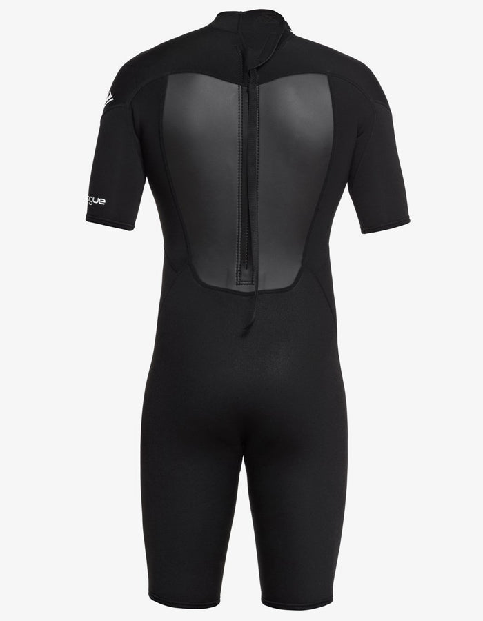 QUIKSILVER 2/2 PROLOGUE BACK ZIP WETSUIT BLACK