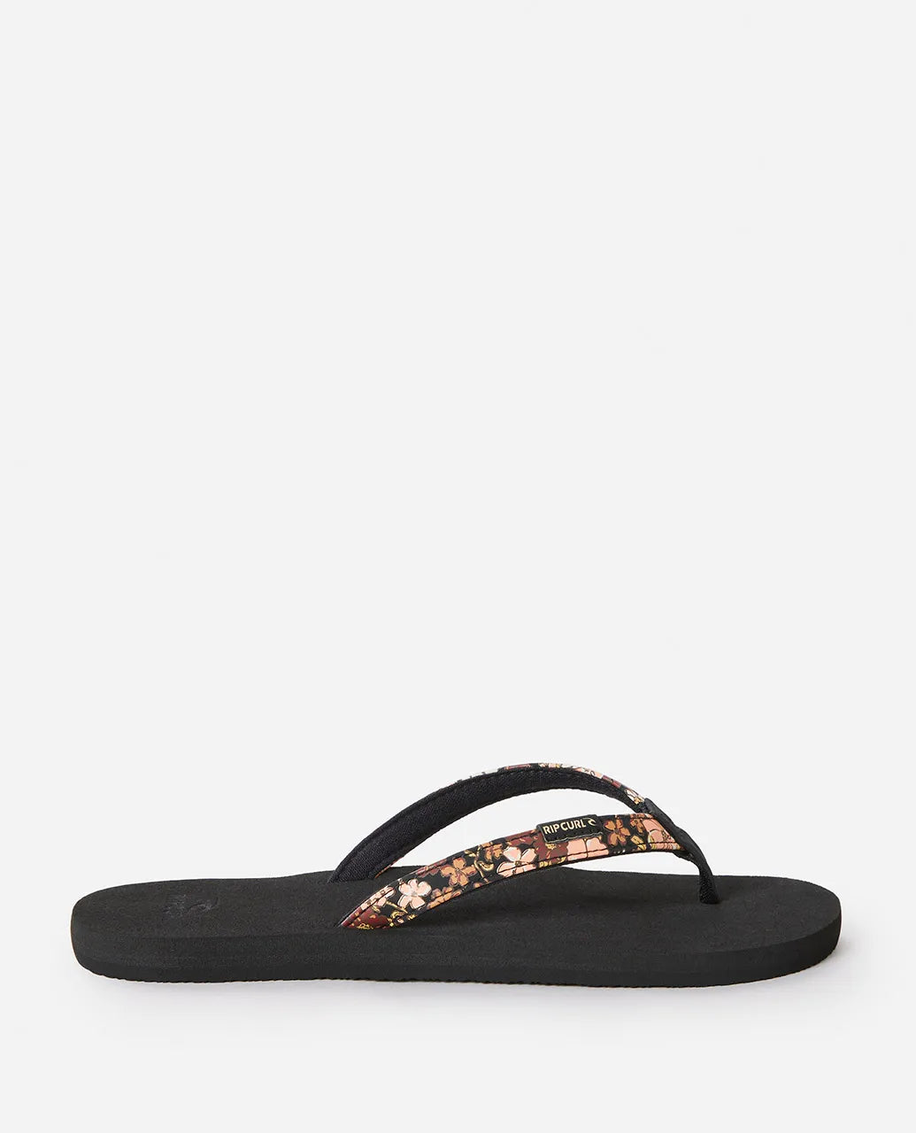 RIP CURL FREEDOM BLOOM OPEN TOE BLACK BROWN