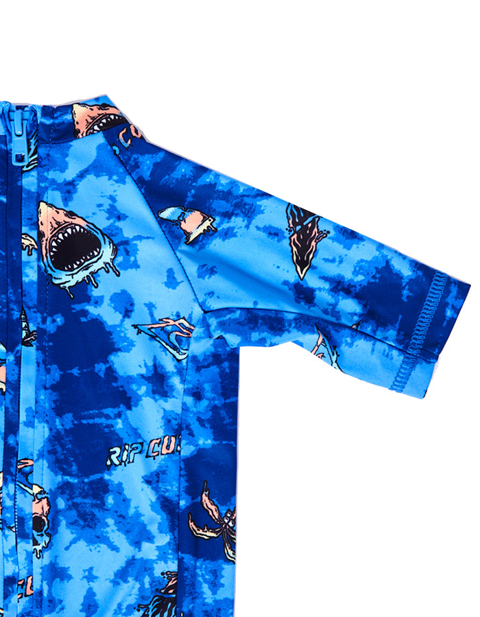 RIP CURL BOYS 0-6 SAVAGES SHORT SLEEVE UV TEE SPRINGSUIT UV50+
