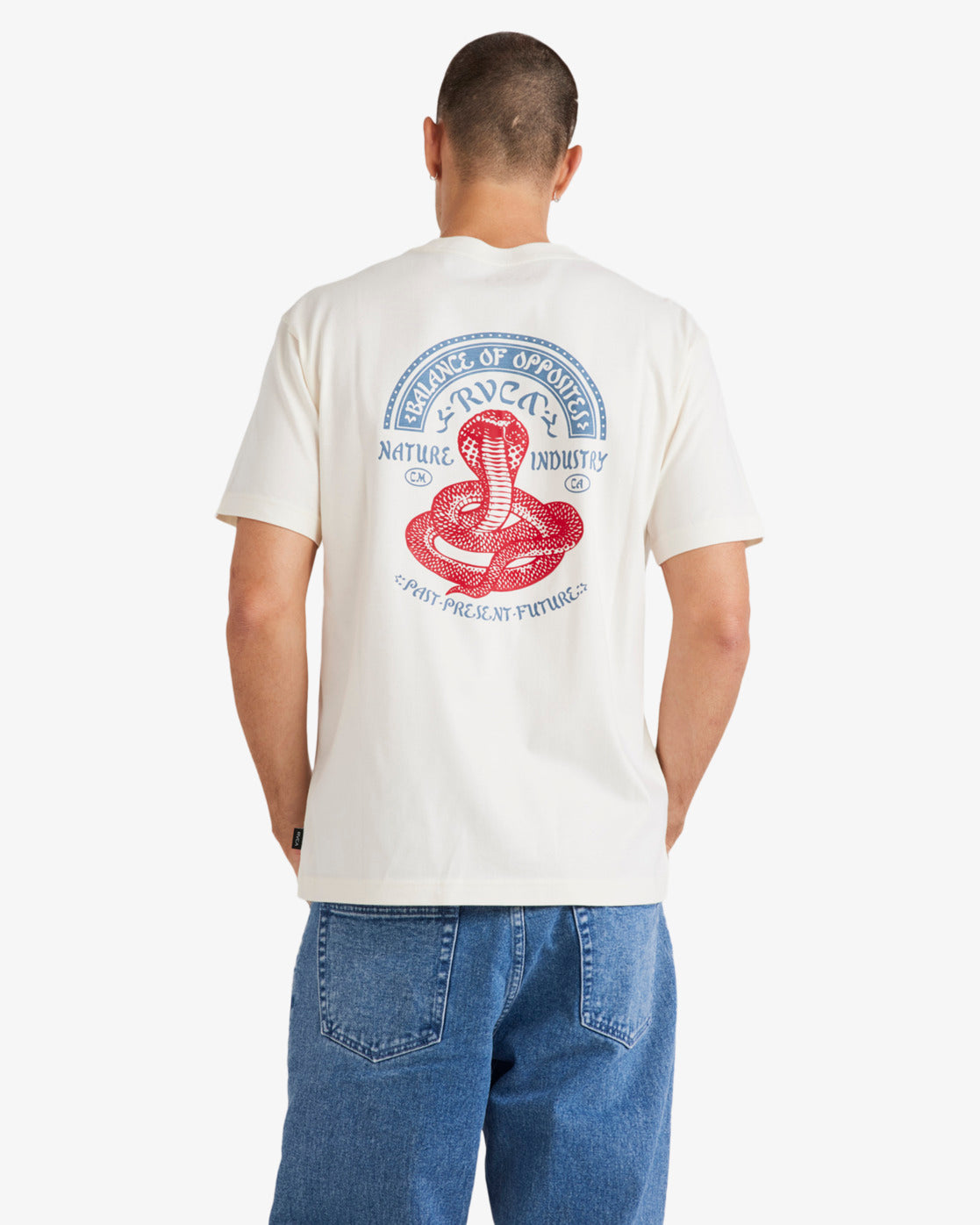 RVCA CHARMER T-SHIRT ANTIQUE WHITE