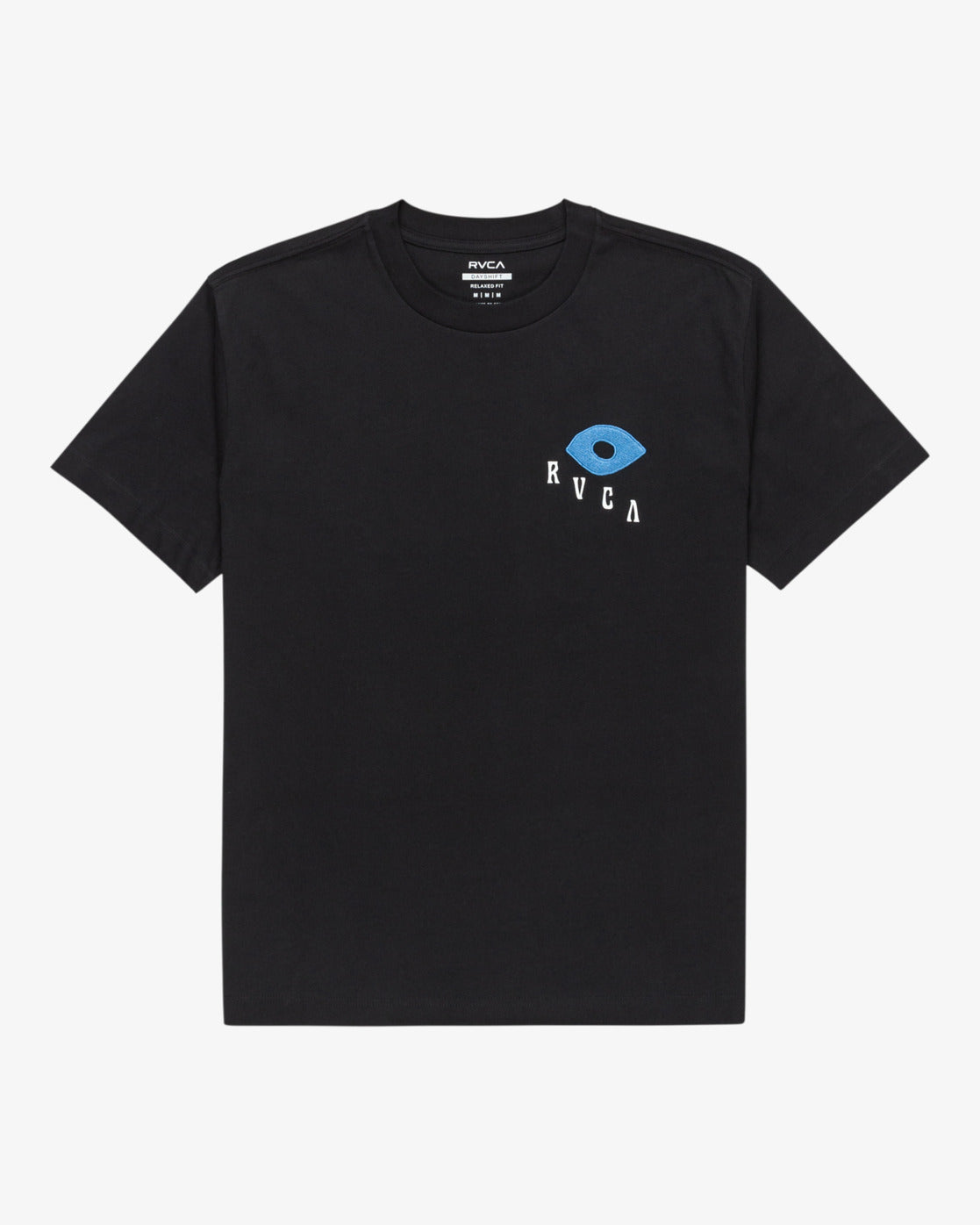RVCA KEEP GROWING T-SHIRT BLACK
