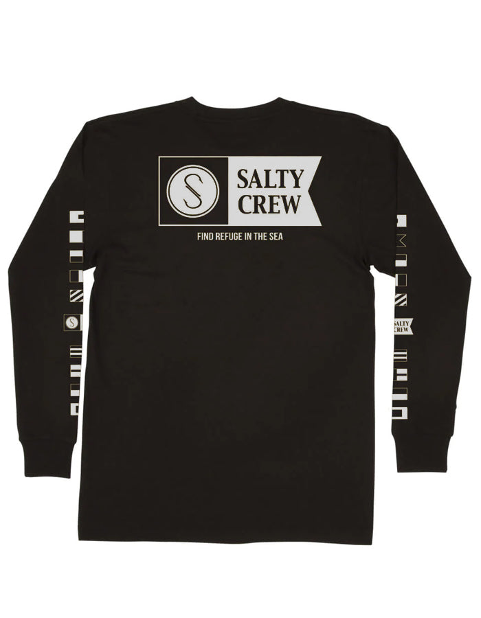 SALTY CREW ALPHA PREMIUM LONG SLEEVE BLACK
