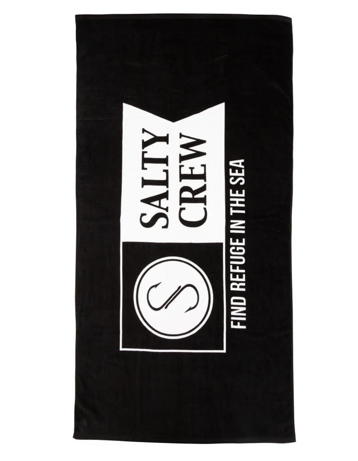 SALTY CREW ALPHA REFUGE TOWEL LOGO