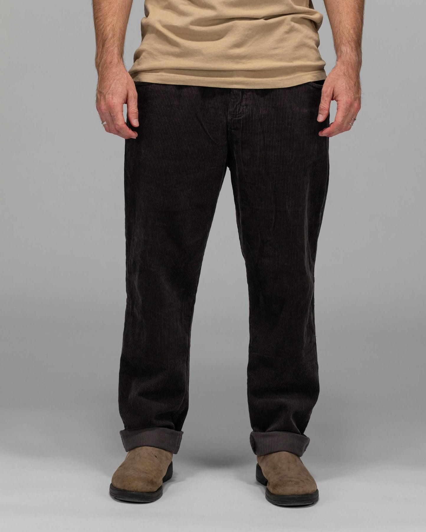 SALTY CREW CRUISER CORD PANTS CHARCOAL