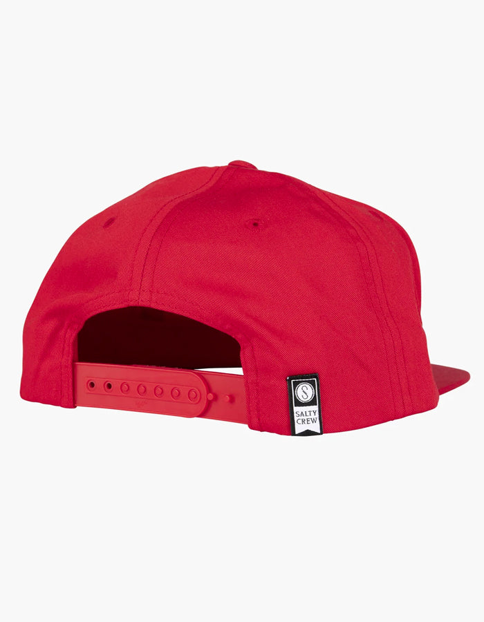 SALTY CREW FISHHEAD 5 PANEL RED