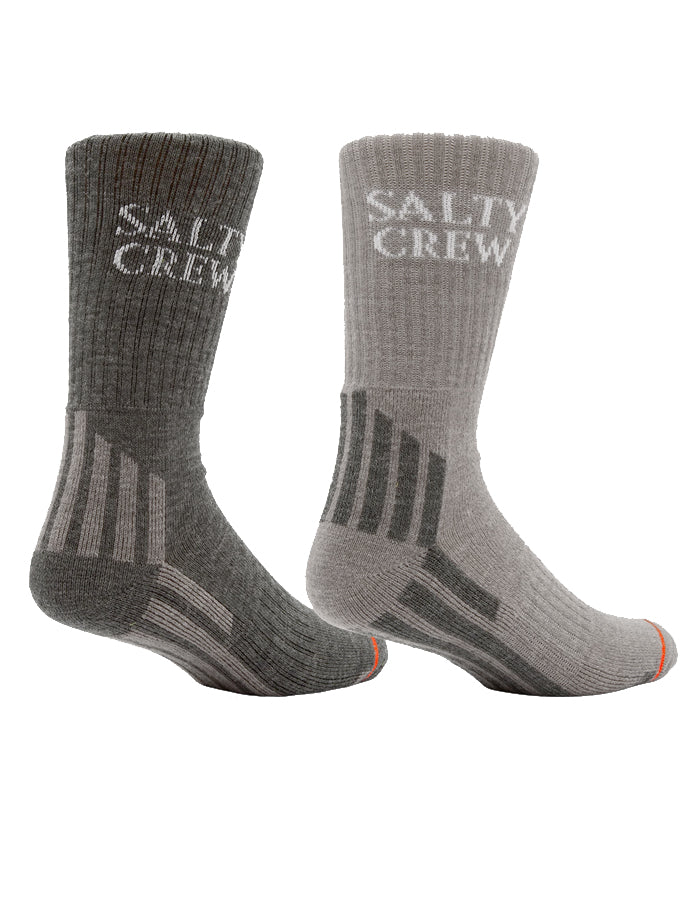 SALTY CREW WOOLY SOCKS 2 PACK SET ASSORTED