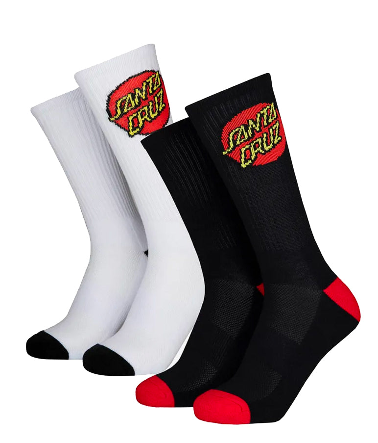 SANTA CRUZ CLASSIC DOT SOCK 2 PACK