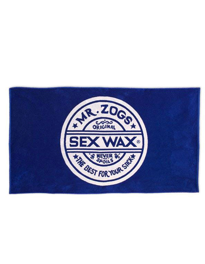 SEX WAX BEACH TOWEL BLUE XL