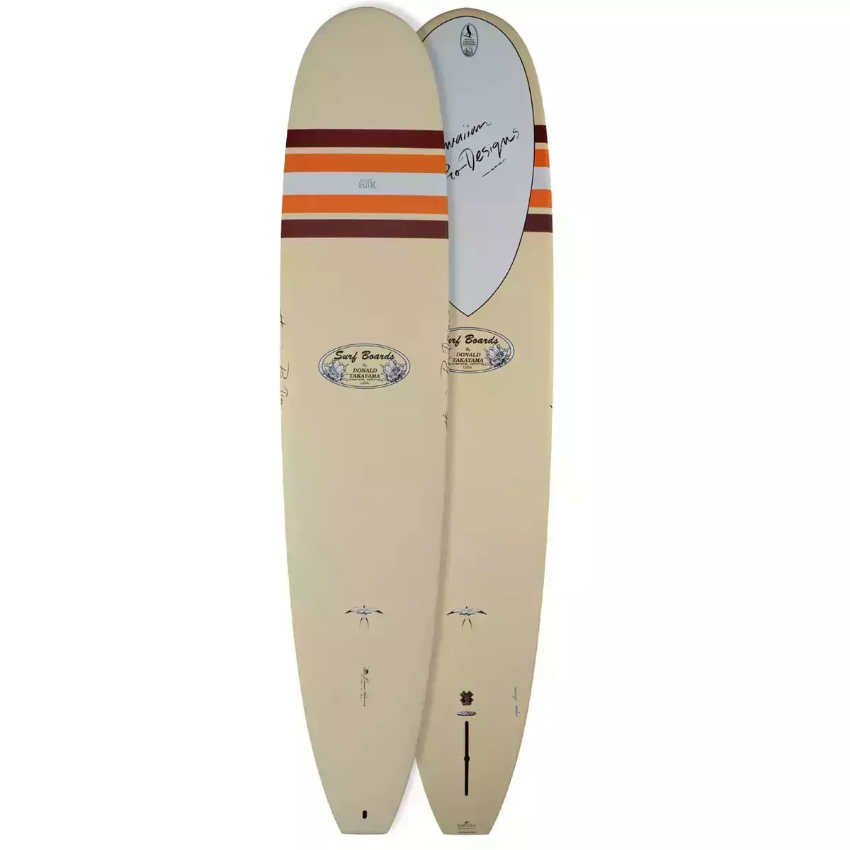 TAKAYAMA 9'3" IN THE PINK TUFLITE V-TECH FCSII LONGBOARD