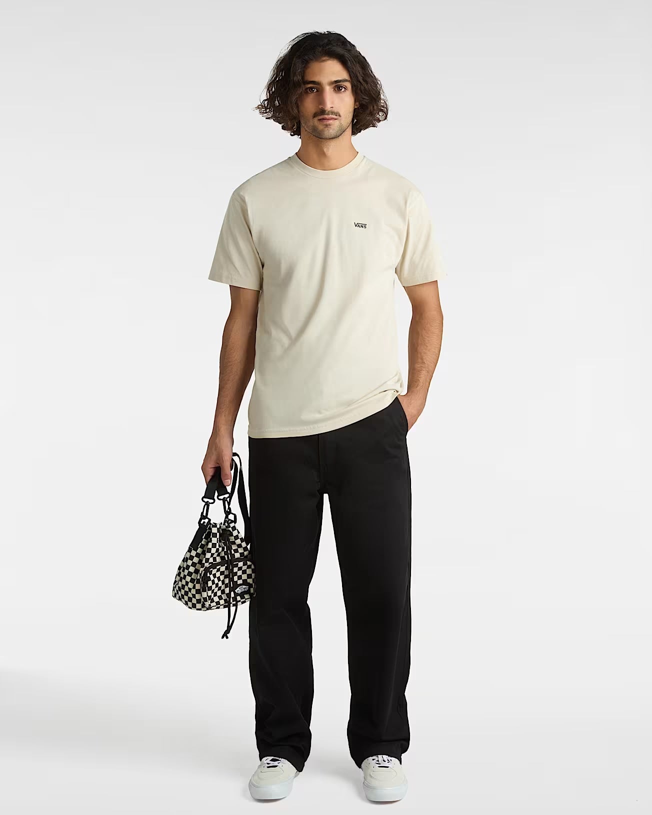 VANS ABD BUCKET BAG CHECKERS BLACK WHITE