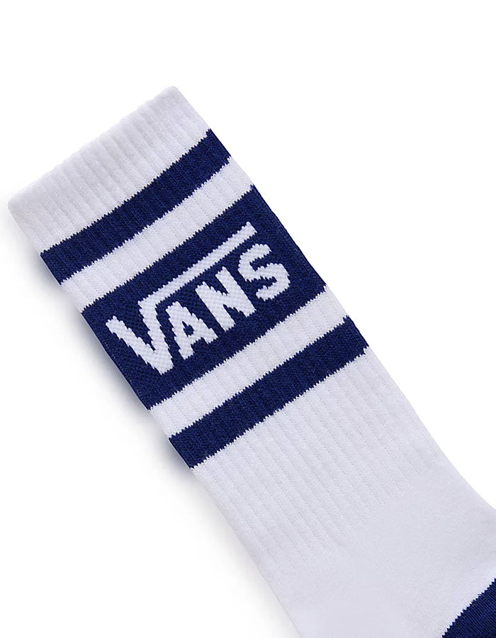 VANS DROP V CREW SOCKS BLUE DEPTHS