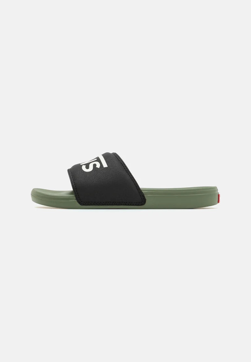 VANS SLIDE-ON SANDALS BLACK OLIVE