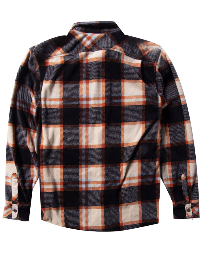 VISSLA ECO-ZY LS POLAR FLANNEL OXSIDE