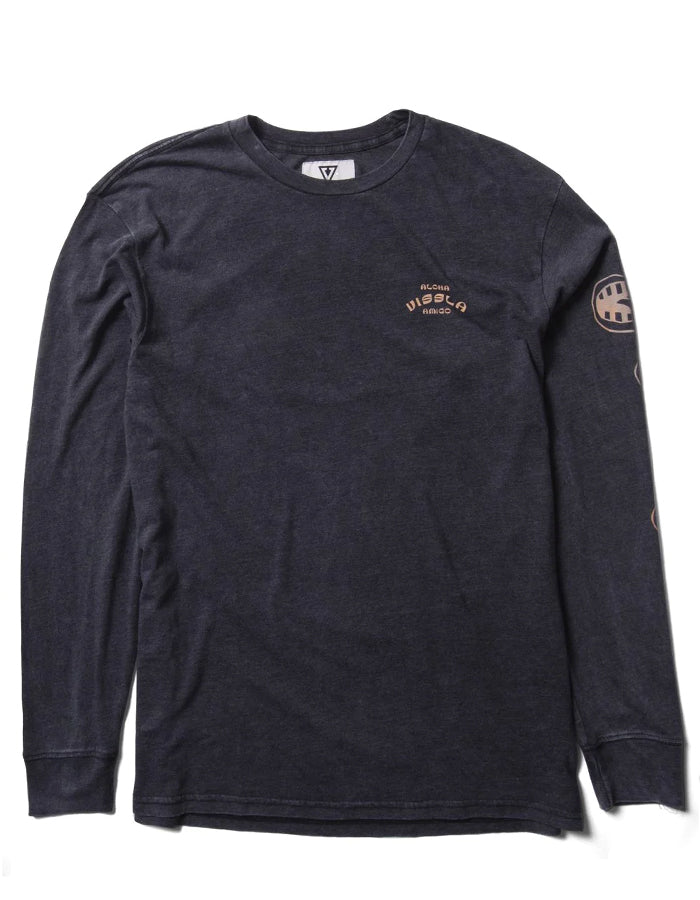 VISSLA TWIN AMIGOS LONG SLEEVE TEE PHANTOM