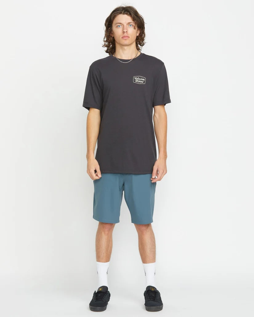 VOLCOM FRICKIN CROSS SHRED 20" SHORT HYBRID DARK SLATE