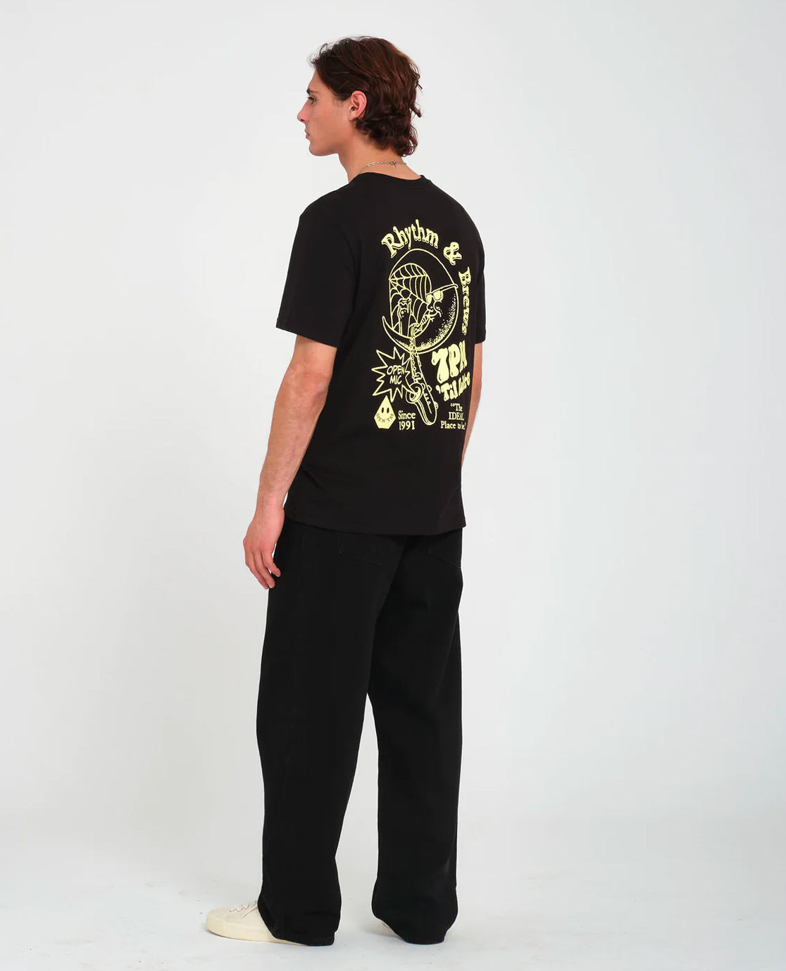 VOLCOM RHYTHM 1991 T-SHIRT BLACK