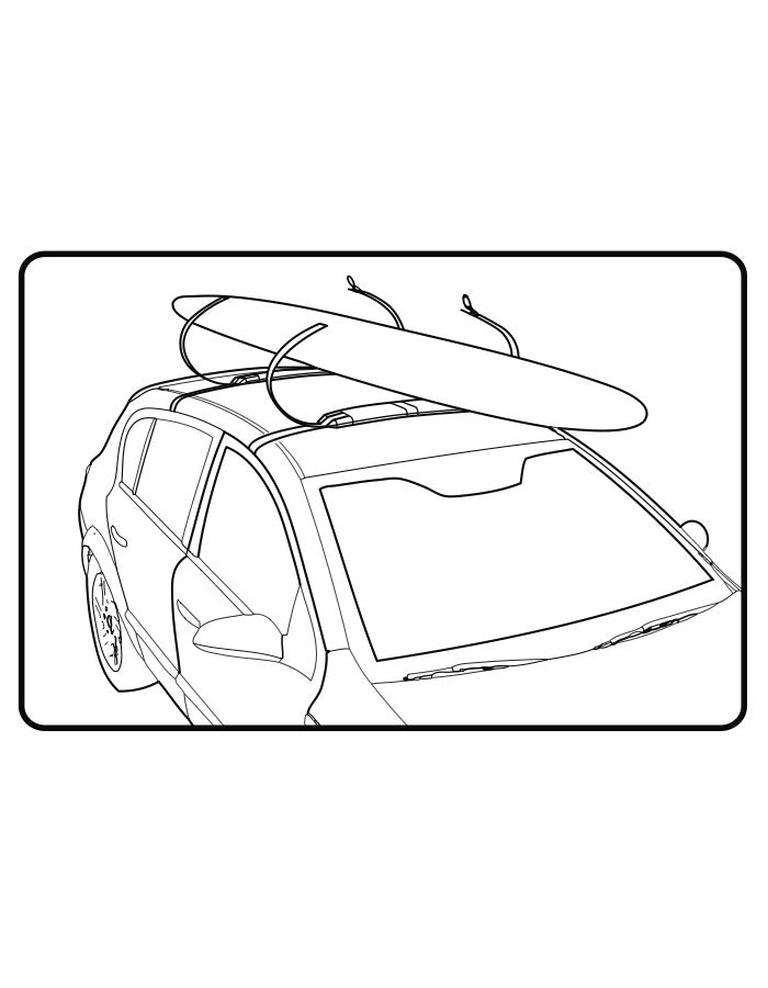  FCS D-RING PREMIUM SINGLE SUP SOFT RACKS