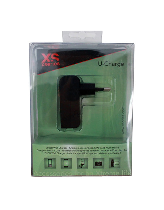  XS WALL CHARGER BATTERY USB DOUBLE WALL U-CHARGER