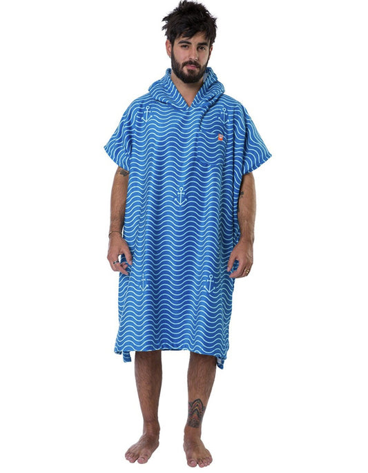  AFTER PONCHO WAVES MARINE ADULT