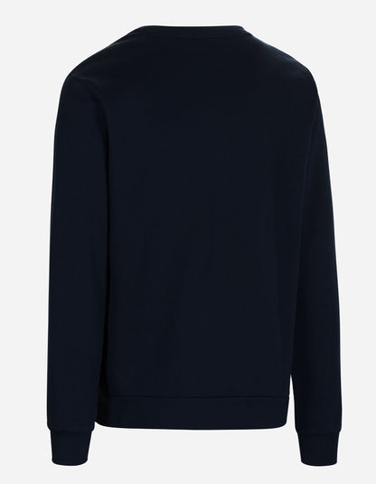  BEAR SURFBOARDS SMALL LOGO FLEECE CREW NECK SKY CAPTAIN
