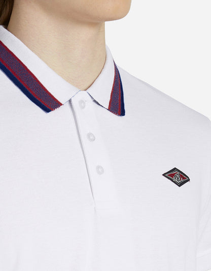  BEAR SURFBOARDS POLO OPTICAL WHITE