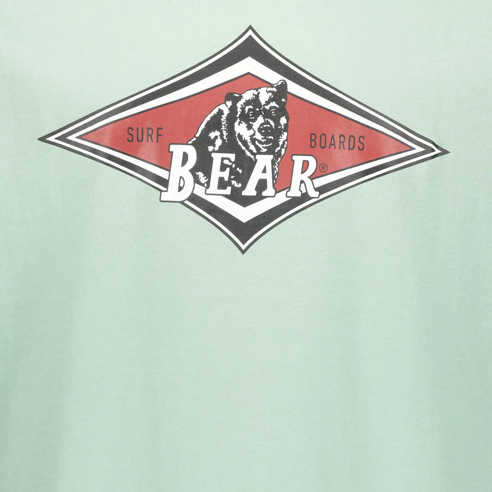  BEAR SURFBOARDS T-SHIRT LICHEN