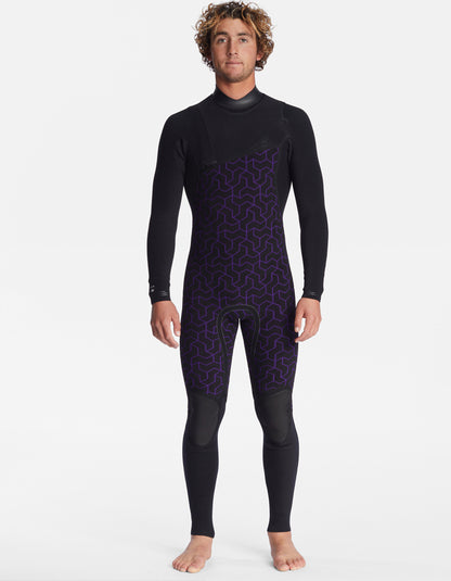  BILLABONG 4/3 FURNACE NATURAL ZIPLESS