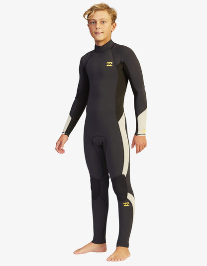  BILLABONG ABSOLUTE 5/4 MM BACK ZIP BOYS 8-14