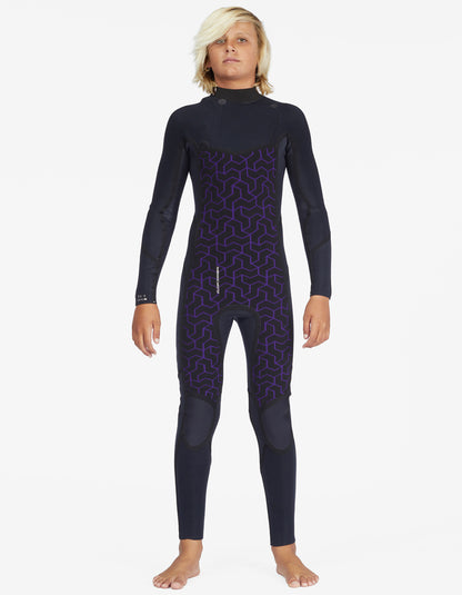  BILLABONG ABSOLUTE 4/3 MM CHEST ZIP BOYS 8-14
