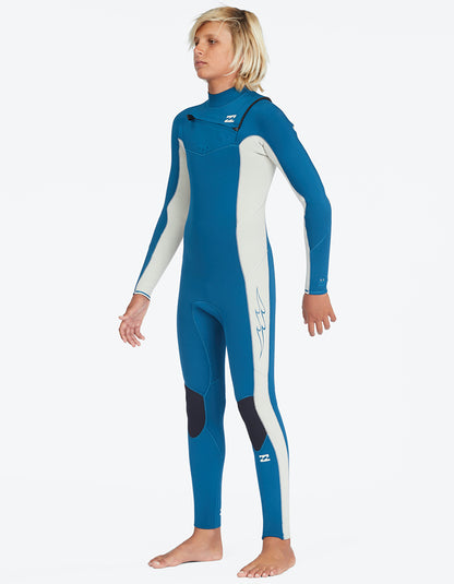  BILLABONG ABSOLUTE 4/3 MM CHEST ZIP BOYS 8-14