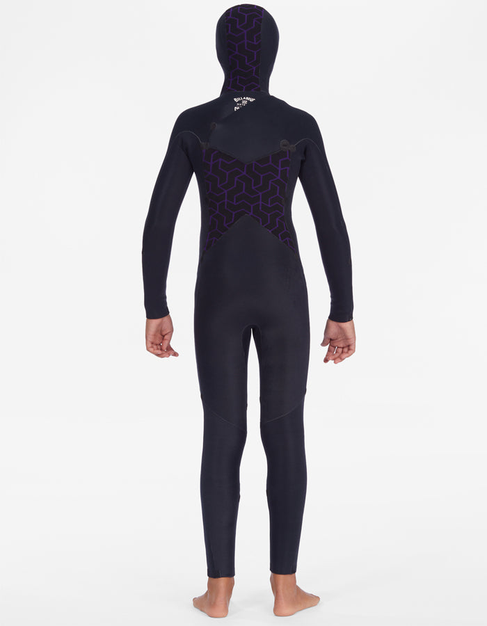  BILLABONG ABSOLUTE 5/4 HOODED CHEST ZIP WETSUIT BOY 8-14