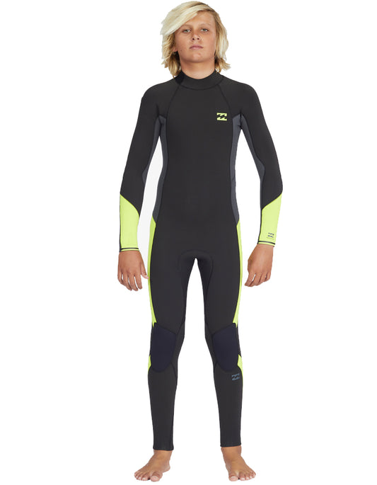  BILLABONG ABSOLUTE 5/4 MM BACK ZIP BOYS