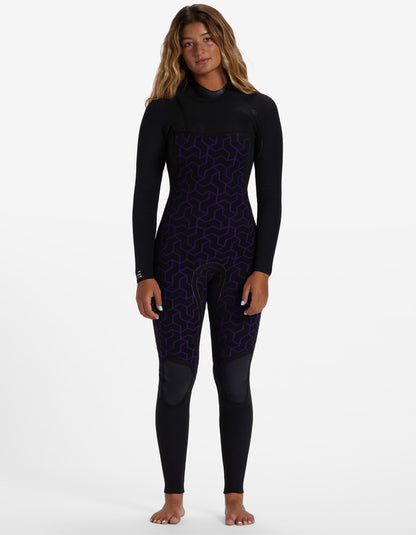  BILLABONG 5/4 FURNACE CHEST ZIP WETSUIT FOR WOMEN