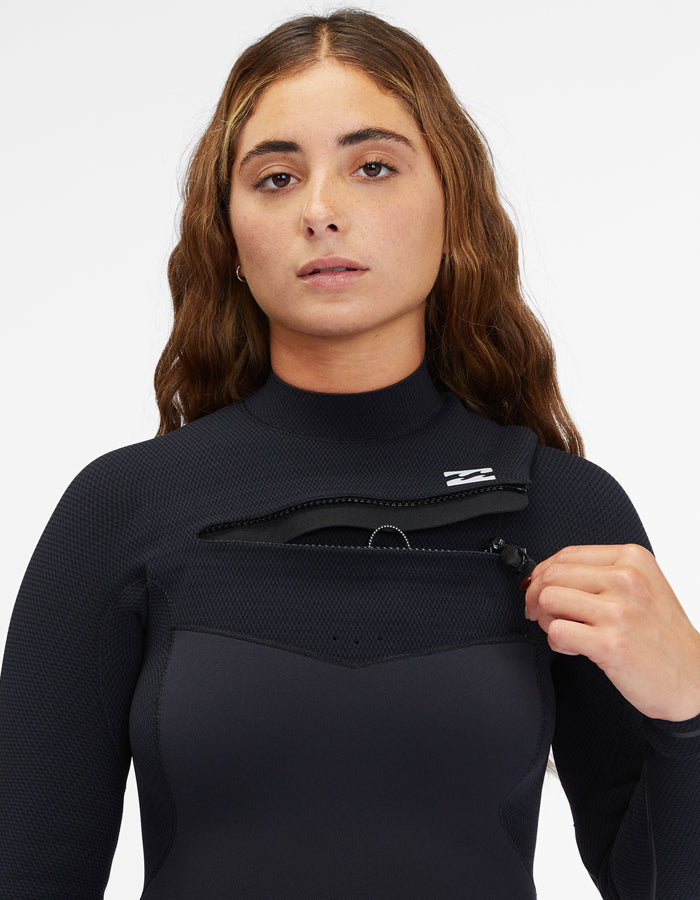  BILLABONG 5/4 FURNACE CHEST ZIP WETSUIT FOR WOMEN