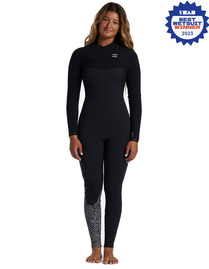  BILLABONG 5/4 FURNACE CHEST ZIP WETSUIT FOR WOMEN