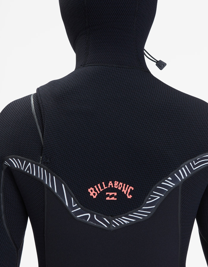  BILLABONG 5/4 FURNACE HOODED CHEST ZIP WETSUIT FOR WOMEN