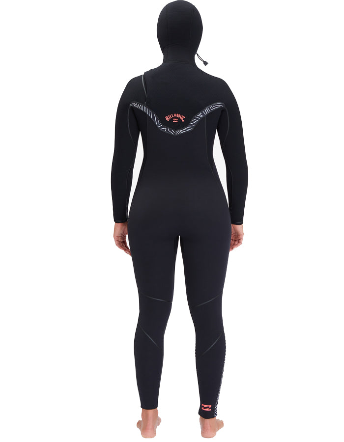 BILLABONG 5/4 FURNACE HOODED CHEST ZIP WETSUIT FOR WOMEN