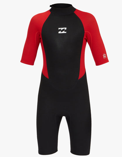  BILLABONG INTRUDER SHORT 2/2 MM BACKZIP BOYS RED