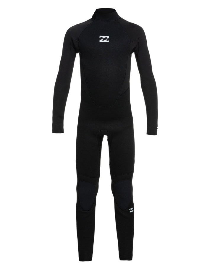  BILLABONG INTRUDER 3/2 MM BACK ZIP JUNIOR BLACK