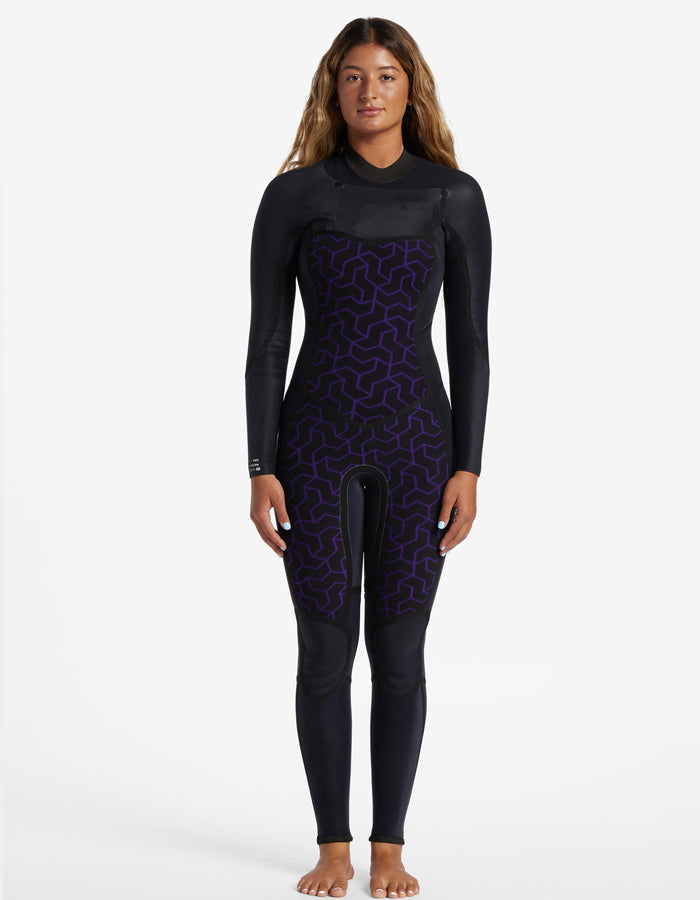  BILLABONG 5/4 SYNERGY CHEST ZIP WETSUIT FOR WOMEN