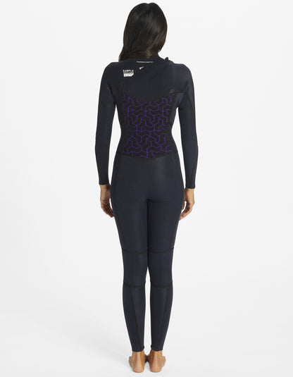  BILLABONG 5/4 SYNERGY CHEST ZIP WETSUIT FOR WOMEN